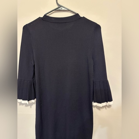 COS Pleated Sleeves Knitted Dress Black Size XS - Picture 5 of 13